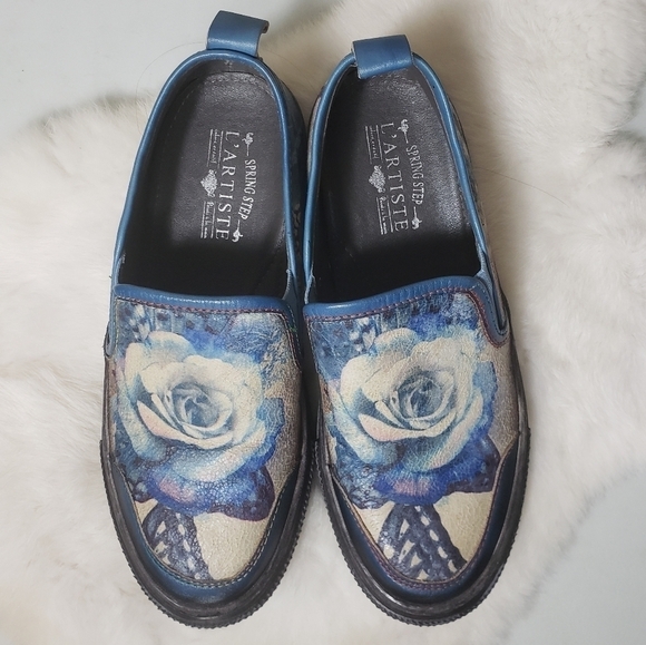 L'Artiste by Spring Step "Rosea-Blum" Slip-on Sneaker-Size 39 - Picture 3 of 9